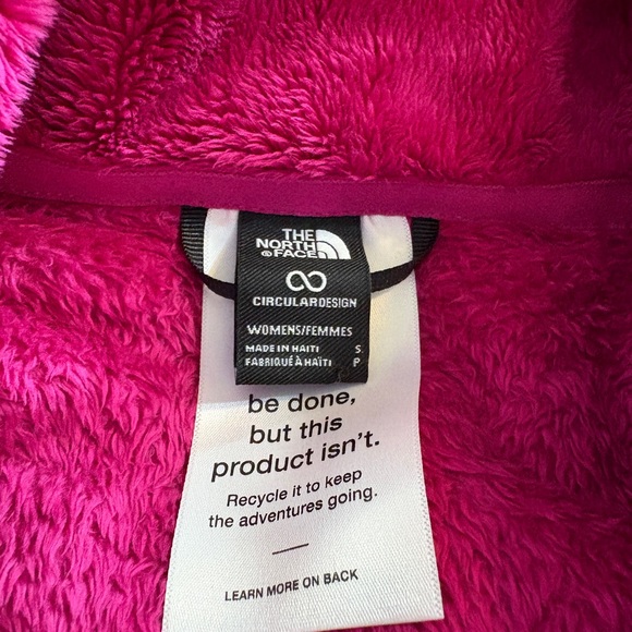 The North Face Women's Fleece 1/4 Zip‎ Jacket Roxbury Pink S/P Warm BaseLayer - Picture 10 of 13